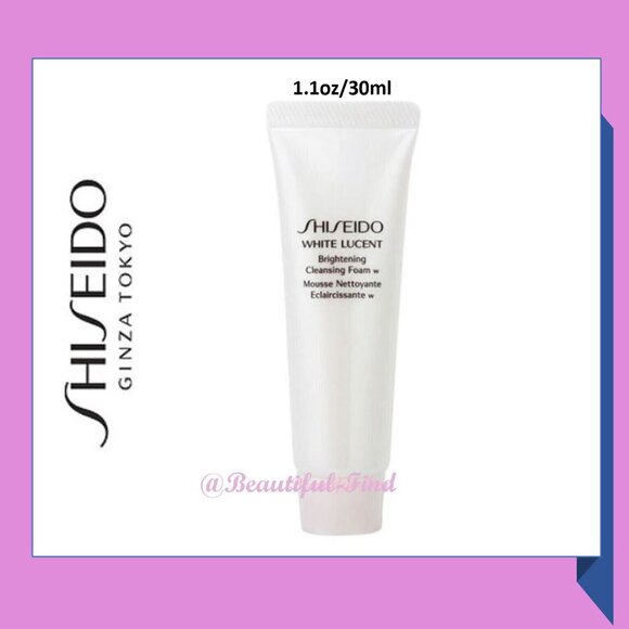 2X Shiseido White Lucent Brightening Cleansing Foam 1.1oz/30ml total60ml - Picture 6 of 6